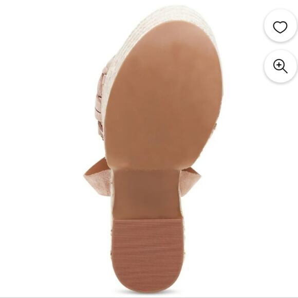 Marc Fisher Odilia Espadrille Platform Sandal Natural 9 - Picture 3 of 8